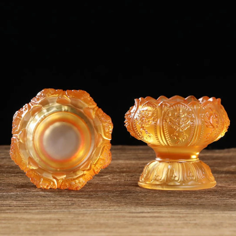 2pcs Amber Engraved Glass Candlestick Buddhist Candle Holder Lamp Lotus Flower Tibetan Altars Tantric Indoor Desktop Decorative
2pcs Amber Engraved Glass Candlestick Buddhist Candle Holder Lamp Lotus Flower Tibetan Altars Tantric Indoor Desktop Decorative