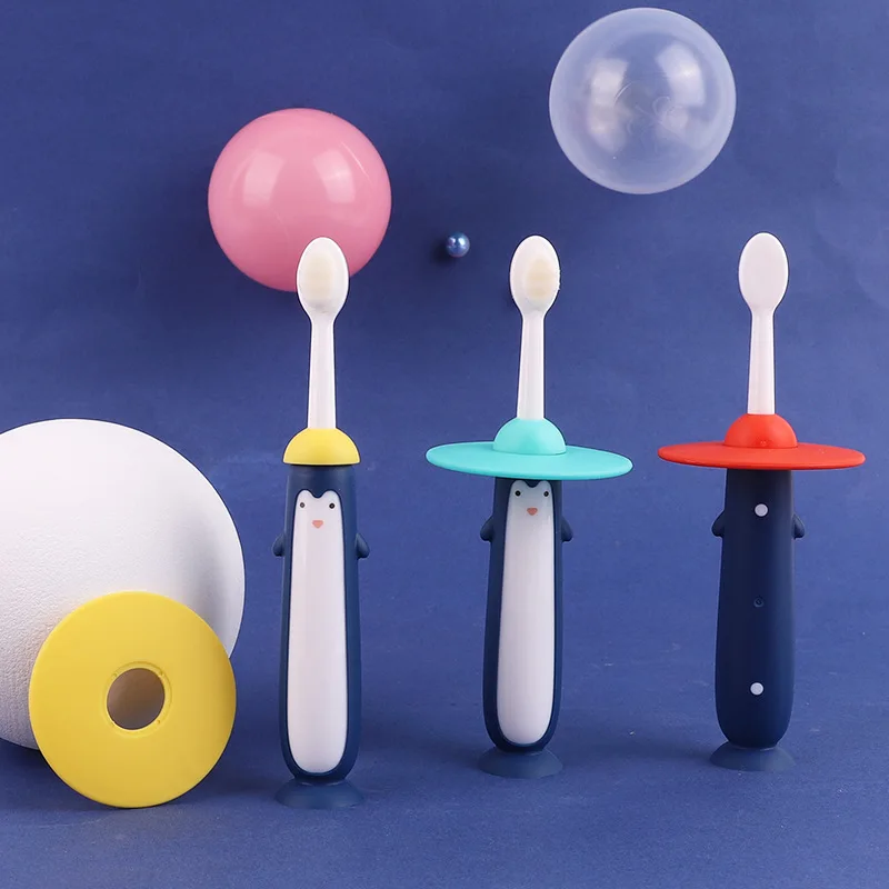 Kids Teeth Brush Cute Cartoon Penguin Toothbrush with Removable Pad for Boys Gilrs Cleaner Baby Health Care Tools Items Utensils
Kids Teeth Brush Cute Cartoon Penguin Toothbrush with Removable Pad for Boys Gilrs Cleaner Baby Health Care Tools Items Utensils