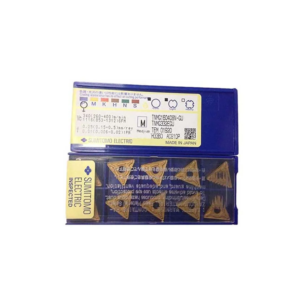SUMITOMO 100% Original TNMG TNMG16 TNMG160408N SU AC810P TNMG160408N GU AC810P Medium Carbide Turning Inserts
SUMITOMO 100% Original TNMG TNMG16 TNMG160408N SU AC810P TNMG160408N GU AC810P Medium Carbide Turning Inserts