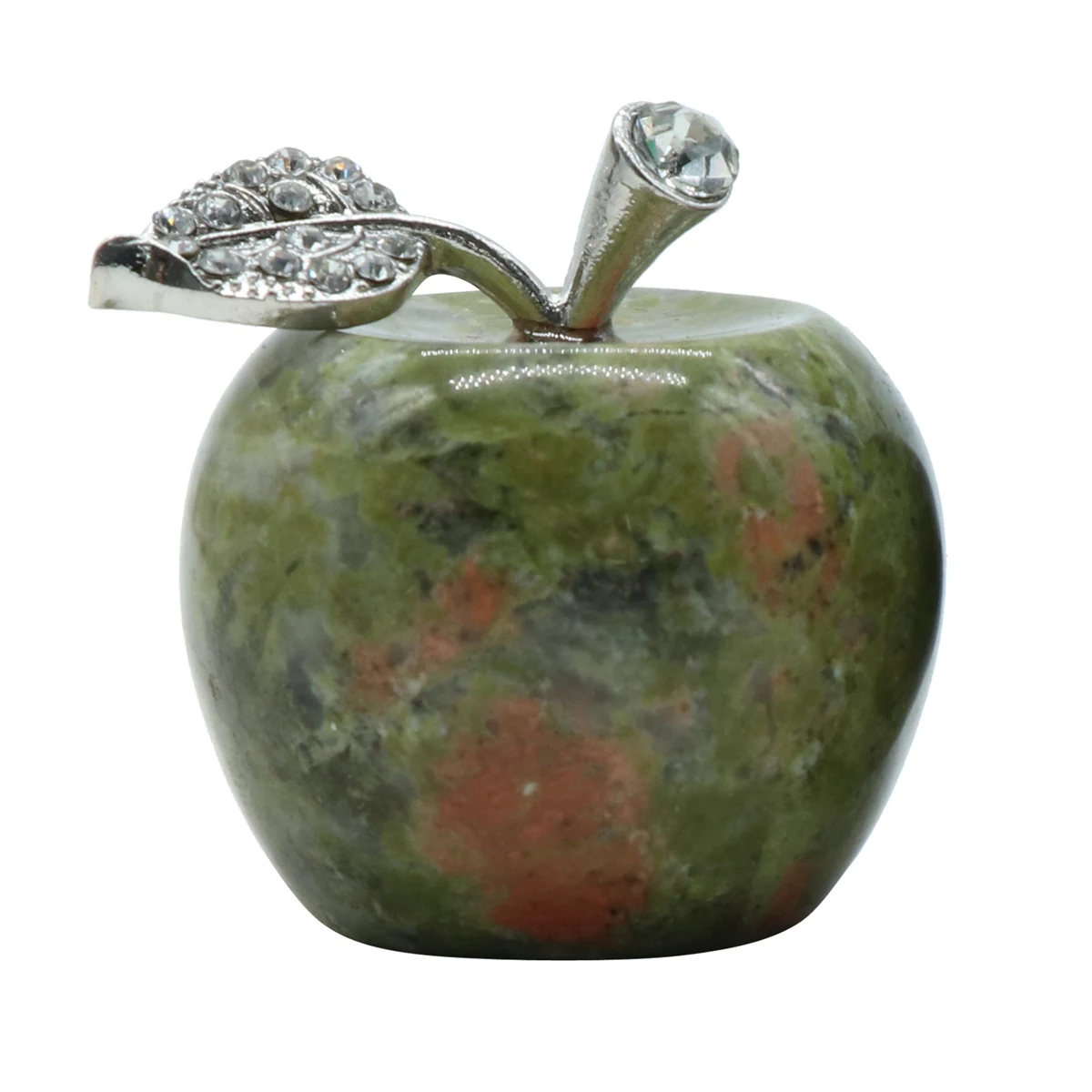 1.2Inch Handmade Carved Unakite Apple Crafts Statue Figurines Home Living Room Bedroom Decoration Gifts
1.2Inch Handmade Carved Unakite Apple Crafts Statue Figurines Home Living Room Bedroom Decoration Gifts