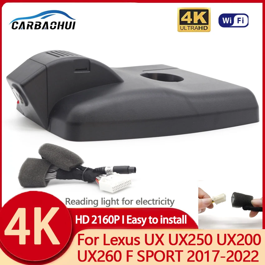 New ! Dash Camera For Lexus UX UX250 UX200 UX260 F SPORT 2017 2018 2019 2020 2021 2022 Plug and play Car DVR Wifi UHD 4K DashCam
New ! Dash Camera For Lexus UX UX250 UX200 UX260 F SPORT 2017 2018 2019 2020 2021 2022 Plug and play Car DVR Wifi UHD 4K DashCam