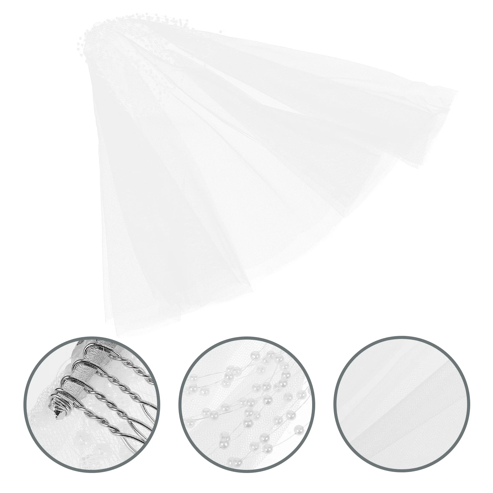 Wedding Bride Veil Short Tulle Veil Wedding Party Bridal Veil with Comb Hair Accessory
Wedding Bride Veil Short Tulle Veil Wedding Party Bridal Veil with Comb Hair Accessory
