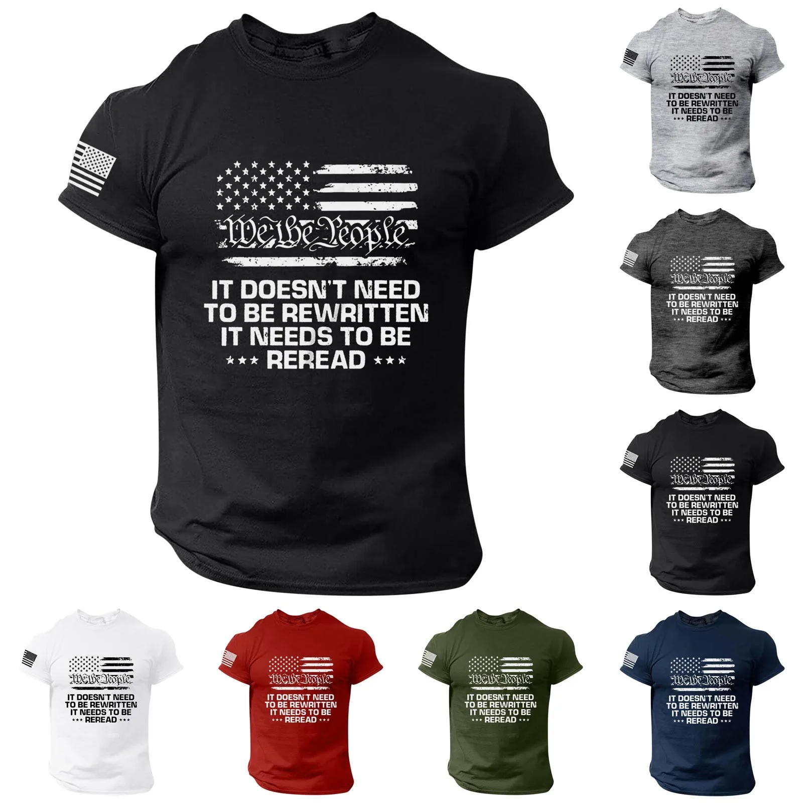 Mens Big And Tall Tee Shirts Men's Independence Day Flag Print Spring/summer Leisure Sports Comfortable Long Sleeve Shirt Teen
Mens Big And Tall Tee Shirts Men's Independence Day Flag Print Spring/summer Leisure Sports Comfortable Long Sleeve Shirt Teen