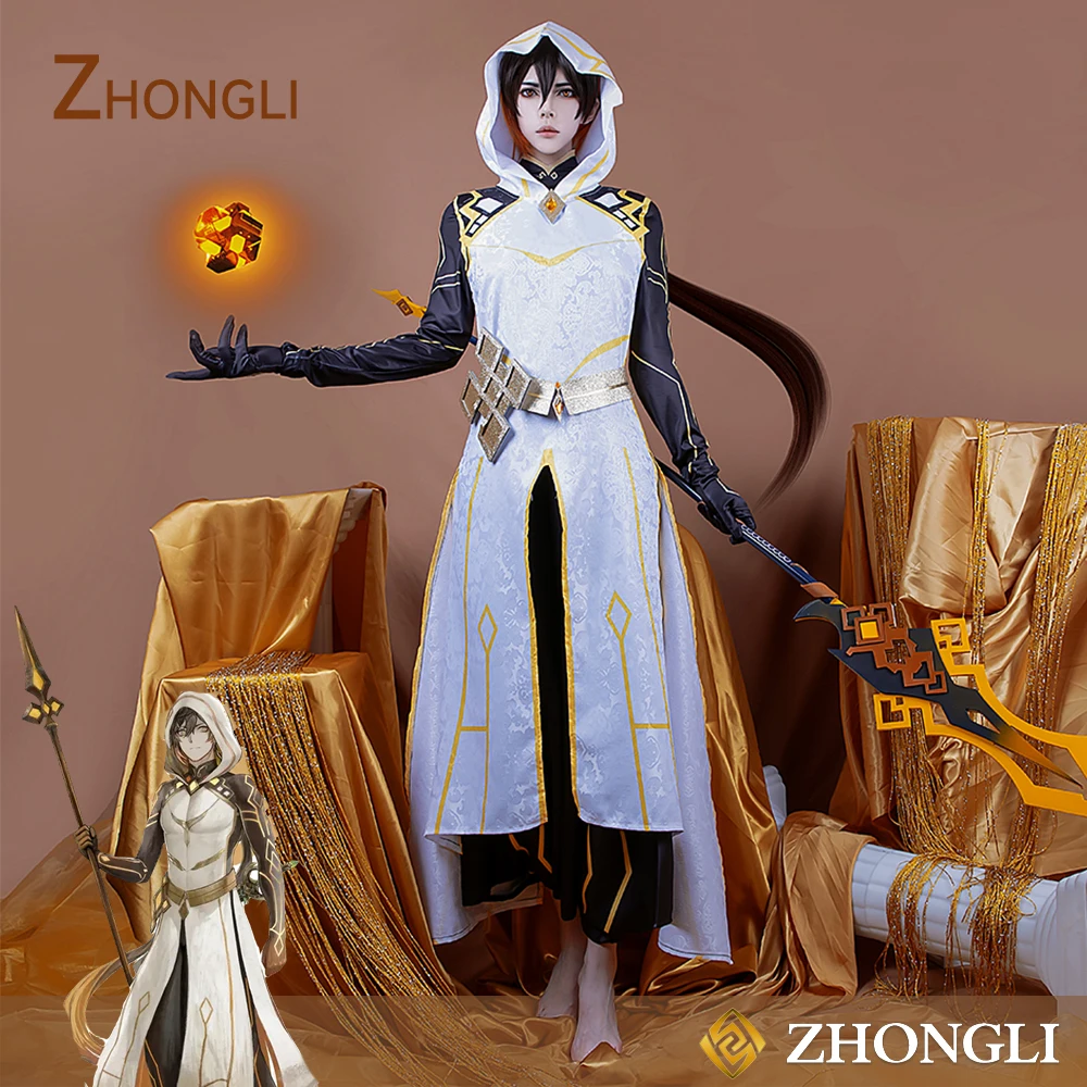 Morax Zhongli Cosplay Genshin Costume God Suit Wig Hair Liyue Zhong Li Cosplay Full Set Genshin Impact Costume Party Uniforms
Morax Zhongli Cosplay Genshin Costume God Suit Wig Hair Liyue Zhong Li Cosplay Full Set Genshin Impact Costume Party Uniforms