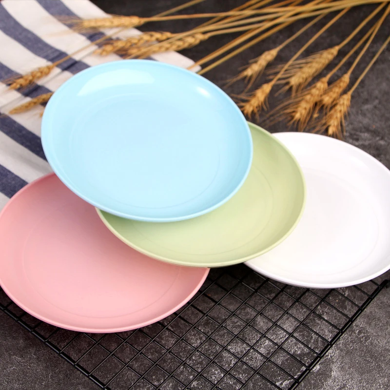 4 Pcs Set 16cm Wheat Straw Plates Dinnerware Solid Color Plates Fruit Dishes Tableware High Quality Unbreakable Eco Friendly 
4 Pcs Set 16cm Wheat Straw Plates Dinnerware Solid Color Plates Fruit Dishes Tableware High Quality Unbreakable Eco Friendly