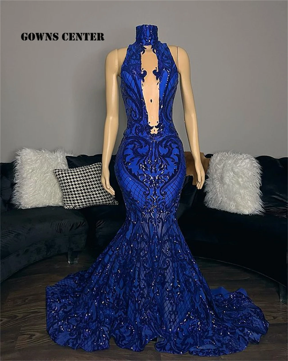 Royal Blue Mermiad Prom Dresses 2022 Luxury Gowns For Black Girls Sequined Lace Evening Gown For Women Elegant Party High Neck
Royal Blue Mermiad Prom Dresses 2022 Luxury Gowns For Black Girls Sequined Lace Evening Gown For Women Elegant Party High Neck