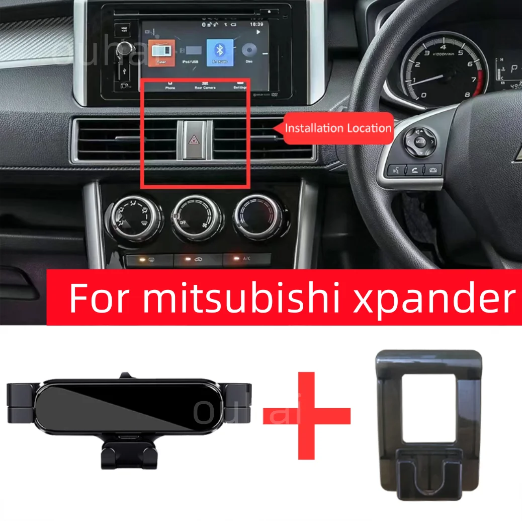 

Автомобильный держатель для телефона mitsubishi xpander 2017 2018 2019 -2023, кронштейн для стайлинга автомобиля, Поворотная подставка для GPS, поддержка мобильных аксессуаров