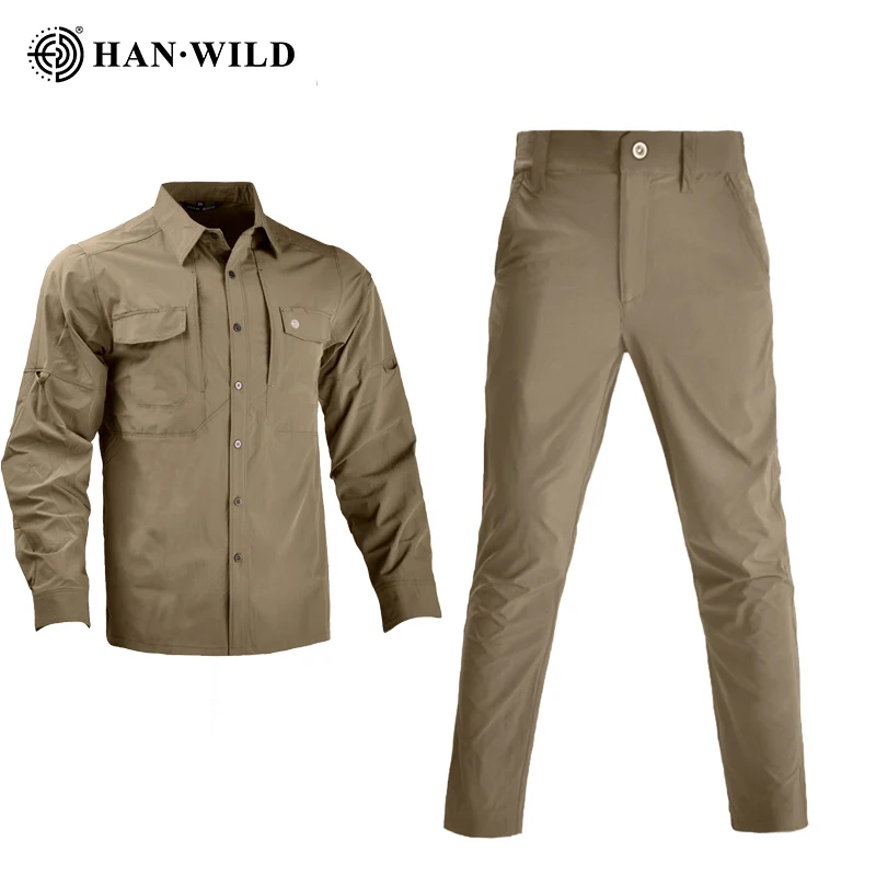 HAN WILD Outdoor Casual Uniform Men Tactical Shirt Combat Paintball Pants Quick Dry Army Multicam Suits Airsoft Hunting Clothes
HAN WILD Outdoor Casual Uniform Men Tactical Shirt Combat Paintball Pants Quick Dry Army Multicam Suits Airsoft Hunting Clothes