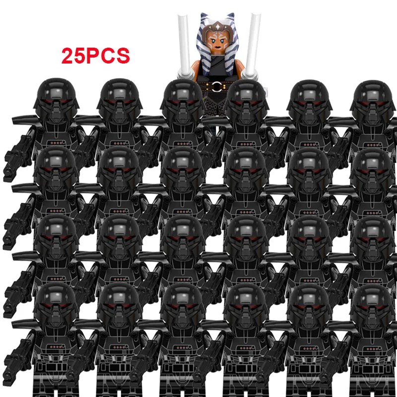 Строительные блоки Bandai, 25 шт., 501st темные солдаты, командир Дарт Вейдер, Ahsoka Rex, строительные блоки, кирпичи, Звездные экшн-фигурки, игрушки, детские подарки
Строительные блоки Bandai, 25 шт., 501st темные солдаты, командир Дарт Вейдер, Ahsoka Rex, строительные блоки, кирпичи, Звездные экшн-фигурки, игрушки, детские подарки