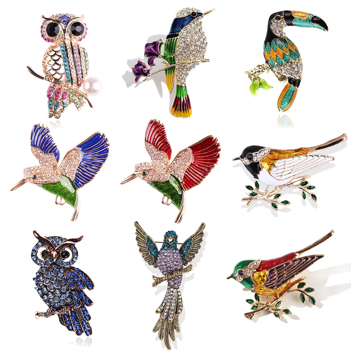 Bird Brooch Animal Badge Women Fashion Jewelry Clothing Accessories Men Gift Party Antique Parrot Owl Magpie Dove Free Shipping 
Bird Brooch Animal Badge Women Fashion Jewelry Clothing Accessories Men Gift Party Antique Parrot Owl Magpie Dove Free Shipping