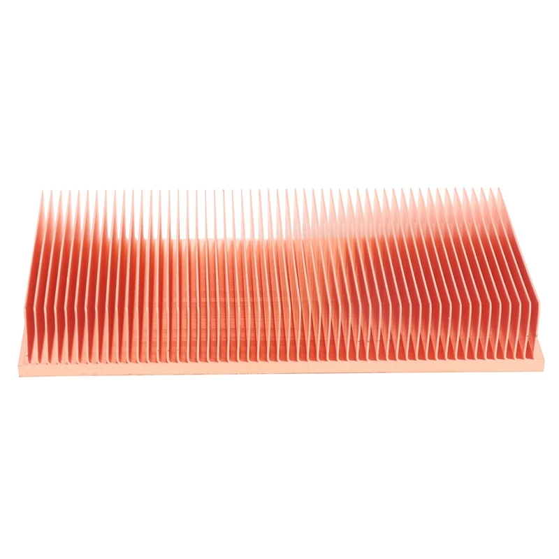 Pure Copper Heatsink 100X50x15mm Skiving Fin Heat Sink Radiator For Electronic RAM Chip LED VGA Cooling Cooler
Pure Copper Heatsink 100X50x15mm Skiving Fin Heat Sink Radiator For Electronic RAM Chip LED VGA Cooling Cooler