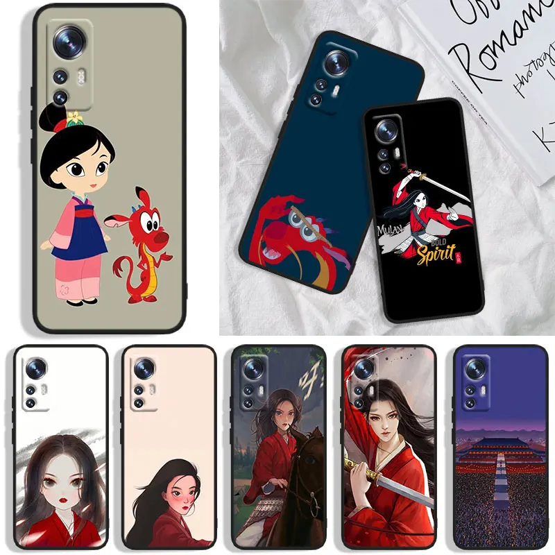 Mulan cartoon Phone Case For Xiaomi Mi A1(5X) A2(6X) A3(CC9E) Play Mix 3 8 9 9T Note 10 Lite Pro SE Black Funda Cover Soft Capa
Mulan cartoon Phone Case For Xiaomi Mi A1(5X) A2(6X) A3(CC9E) Play Mix 3 8 9 9T Note 10 Lite Pro SE Black Funda Cover Soft Capa