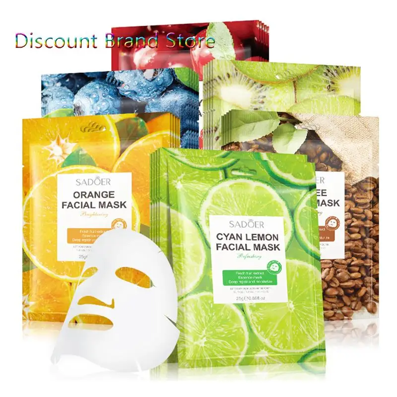 18pcs Natural Fruit Face Mask Beauty Skincare Masks Moisturizing Anti Aging Hydrating Facial Mask Face Care Korean Cosmetics
18pcs Natural Fruit Face Mask Beauty Skincare Masks Moisturizing Anti Aging Hydrating Facial Mask Face Care Korean Cosmetics