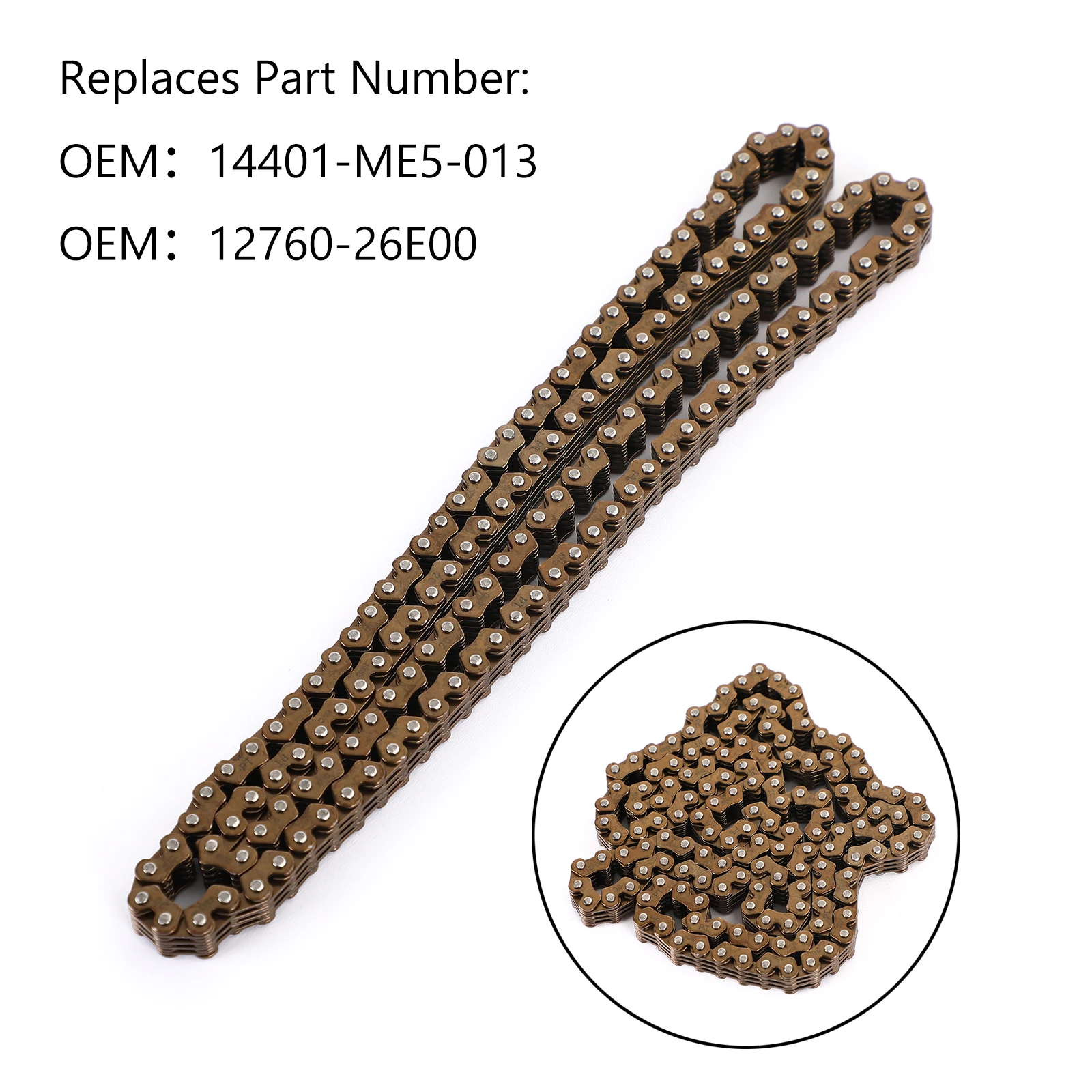 Areyourshop Drive Chain For Suzuki 12760-26E00 Gsf600 Gsf650 Bandit Gsx750 14401-Me5-013 12760-26E00 Motorcycle Parts
Areyourshop Drive Chain For Suzuki 12760-26E00 Gsf600 Gsf650 Bandit Gsx750 14401-Me5-013 12760-26E00 Motorcycle Parts