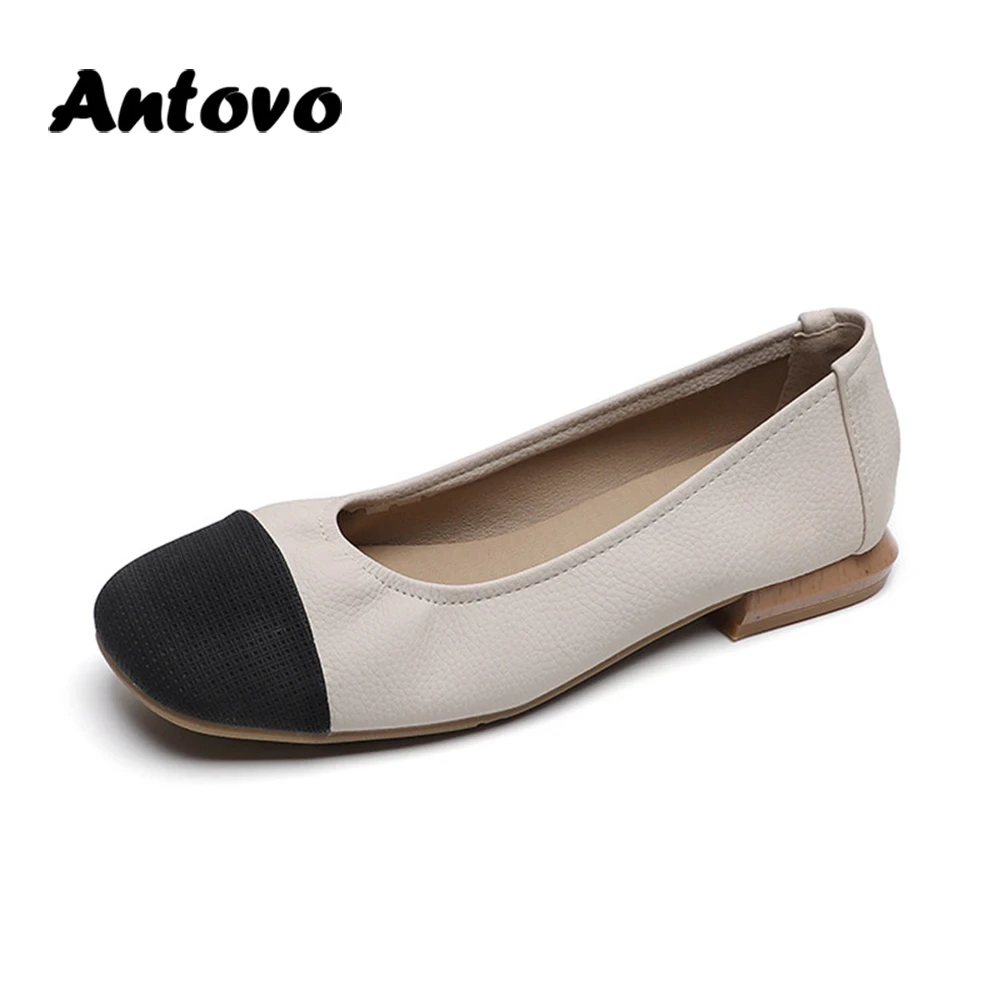 Antovo 2022 Sandals Women's Heel Shoe 2022 Designer Luxury Flat Color-Blocking Shallow Mouth All-Match Soft Bottom Shoes
Antovo 2022 Sandals Women's Heel Shoe 2022 Designer Luxury Flat Color-Blocking Shallow Mouth All-Match Soft Bottom Shoes