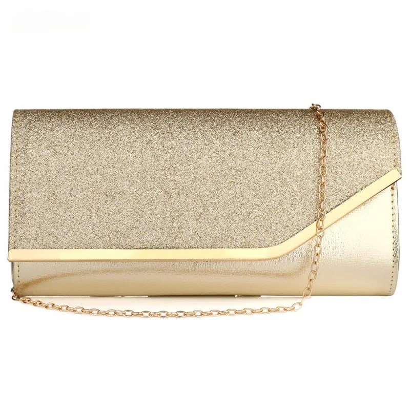 

Sequined Envelope Clutch Bags For Women 2020 Fashion Gold Purses And Handbags With Chain Shoulder Bags Wedding Party Clutches