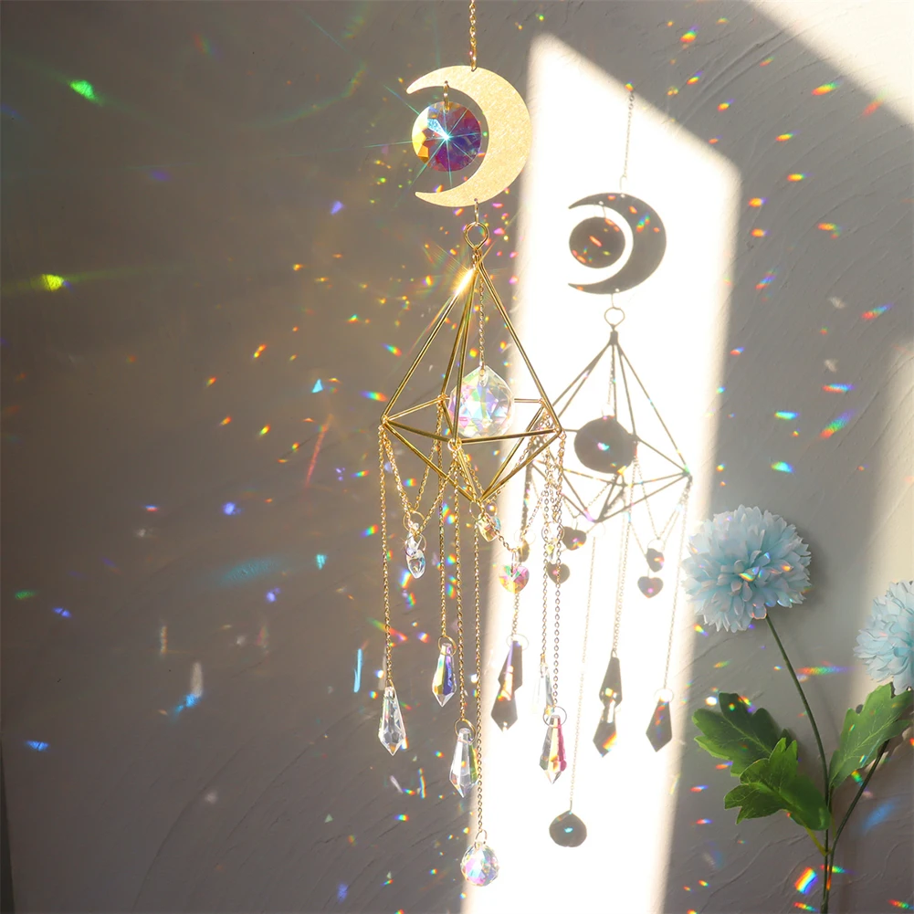 Crystal Windchimes Ornaments Sun Catchers Jewellery Crystals Window Hanging Wind Chime Garden Decor Pendant Craft Rainbow Chaser
Crystal Windchimes Ornaments Sun Catchers Jewellery Crystals Window Hanging Wind Chime Garden Decor Pendant Craft Rainbow Chaser