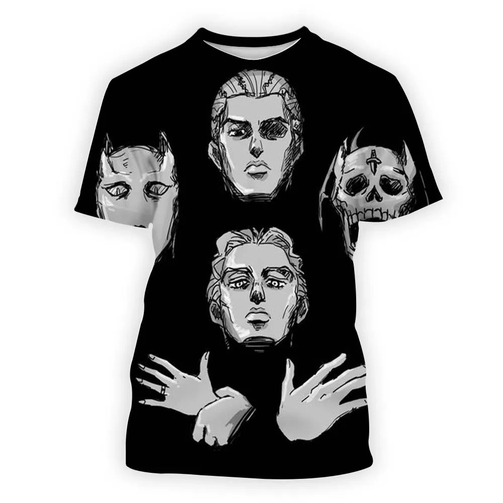 JOJO Bizarre Adventure Japanese Anime 3D Men Casual Short Sleeve Fashion Harajuku O-Neck Print T-shirt Streetwear Summer Tops
JOJO Bizarre Adventure Japanese Anime 3D Men Casual Short Sleeve Fashion Harajuku O-Neck Print T-shirt Streetwear Summer Tops