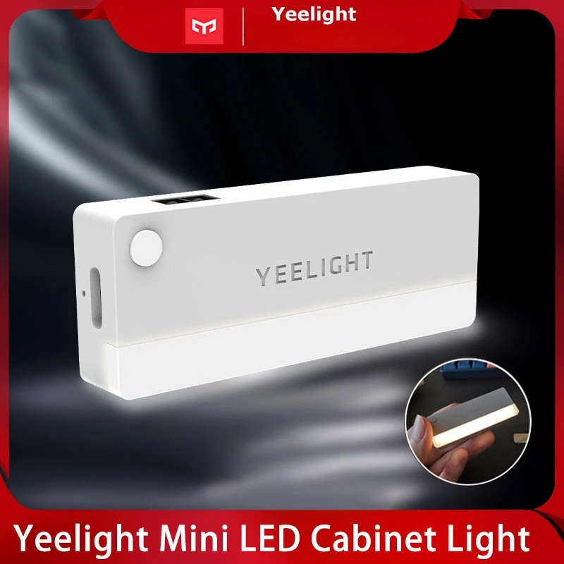Xiaomi Mijia Yeelight Mini LED Cabinet Light USB Rechargeable Infrared Sensor Night Light For Drawer Kitchen Cupboard Bed Lamp
Xiaomi Mijia Yeelight Mini LED Cabinet Light USB Rechargeable Infrared Sensor Night Light For Drawer Kitchen Cupboard Bed Lamp