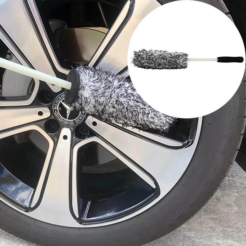 Car Wheel Brush Handle Long Soft Bristle Rim Tire Detail Brush Easy To Cleaning Multipurpose Use Wheels Brush Car Accessories
Car Wheel Brush Handle Long Soft Bristle Rim Tire Detail Brush Easy To Cleaning Multipurpose Use Wheels Brush Car Accessories