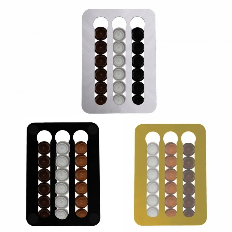 18pcs Dolce Gusto Coffee Pod Capsules Holder Storage Rack Wall Storage Aluminum Bracket Coffee Podcast Storage Rack Organizer
18pcs Dolce Gusto Coffee Pod Capsules Holder Storage Rack Wall Storage Aluminum Bracket Coffee Podcast Storage Rack Organizer