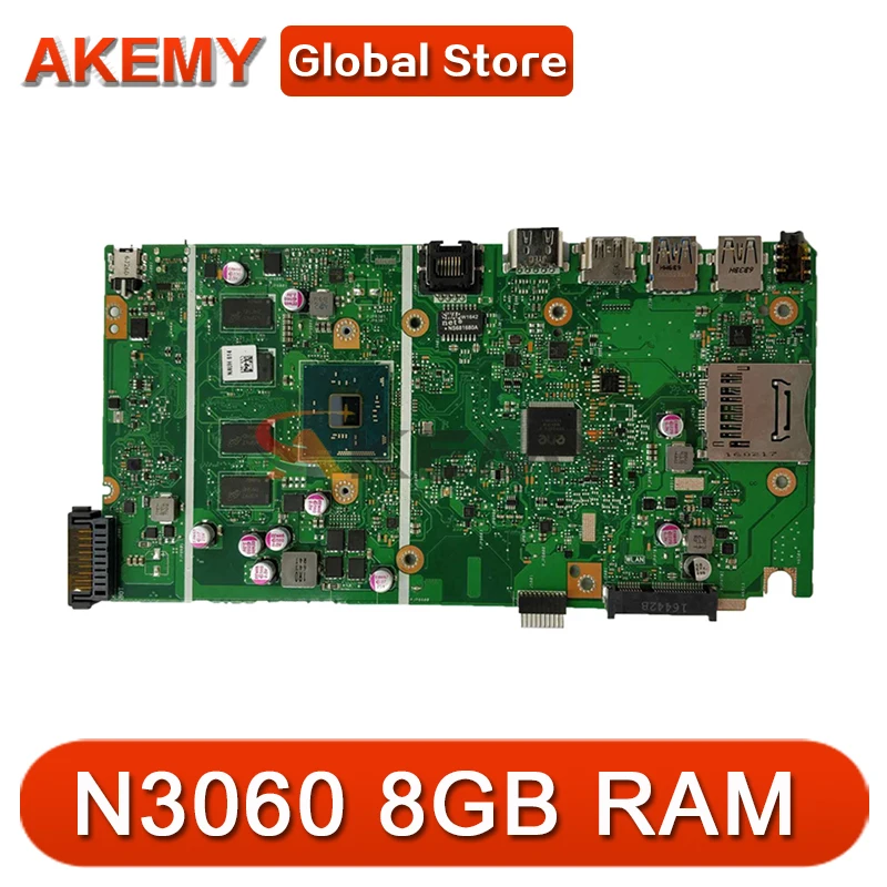SAMXINNO X541SA notebook mainboard with N3060 CPU 8GB RAM For Asus VivoBook F541S X541SA X541S laptop motherboard
SAMXINNO X541SA notebook mainboard with N3060 CPU 8GB RAM For Asus VivoBook F541S X541SA X541S laptop motherboard