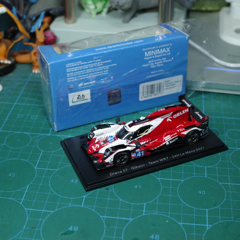 SPARK 1/43 2021 Le Mans ORECA 07 GIBSON WRT 41 # Ye Yifei полимерная модель автомобиля