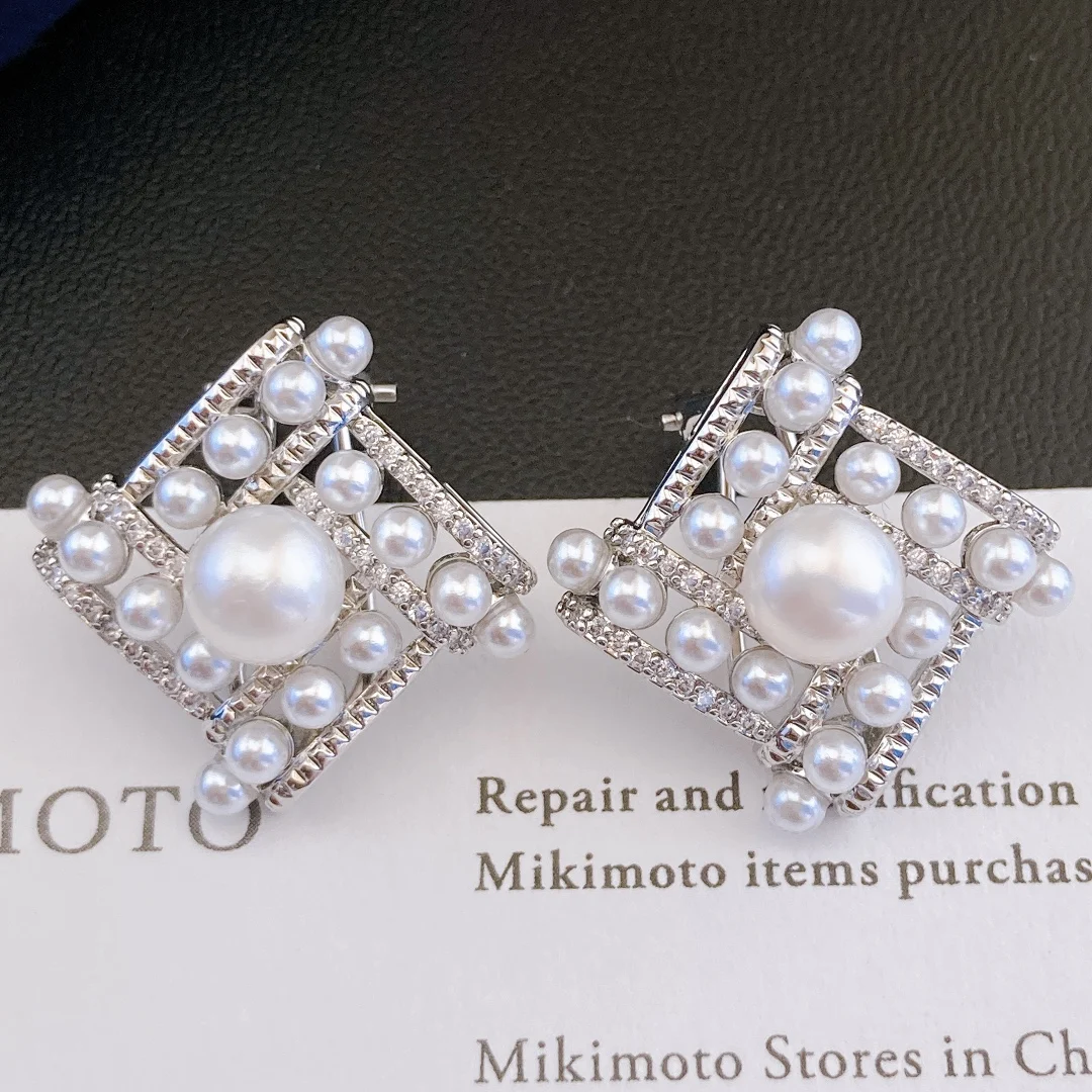 Classic French Mrico Zircon Vintage Natural Freshwater Pearl Stud Earrings Clip Top Quality Women Jewelry
Classic French Mrico Zircon Vintage Natural Freshwater Pearl Stud Earrings Clip Top Quality Women Jewelry