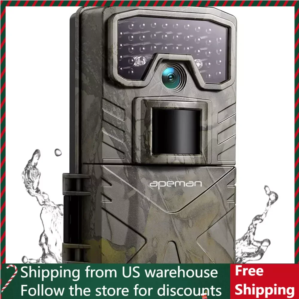 Инфракрасная фотоловушка H50, 20 МП, 1080P, камера для дикой природы со встроенными стандартными функциями-задержка фотосъемки, таймер, импульс и т. д. 
Инфракрасная фотоловушка H50, 20 МП, 1080P, камера для дикой природы со встроенными стандартными функциями-задержка фотосъемки, таймер, импульс и т. д.