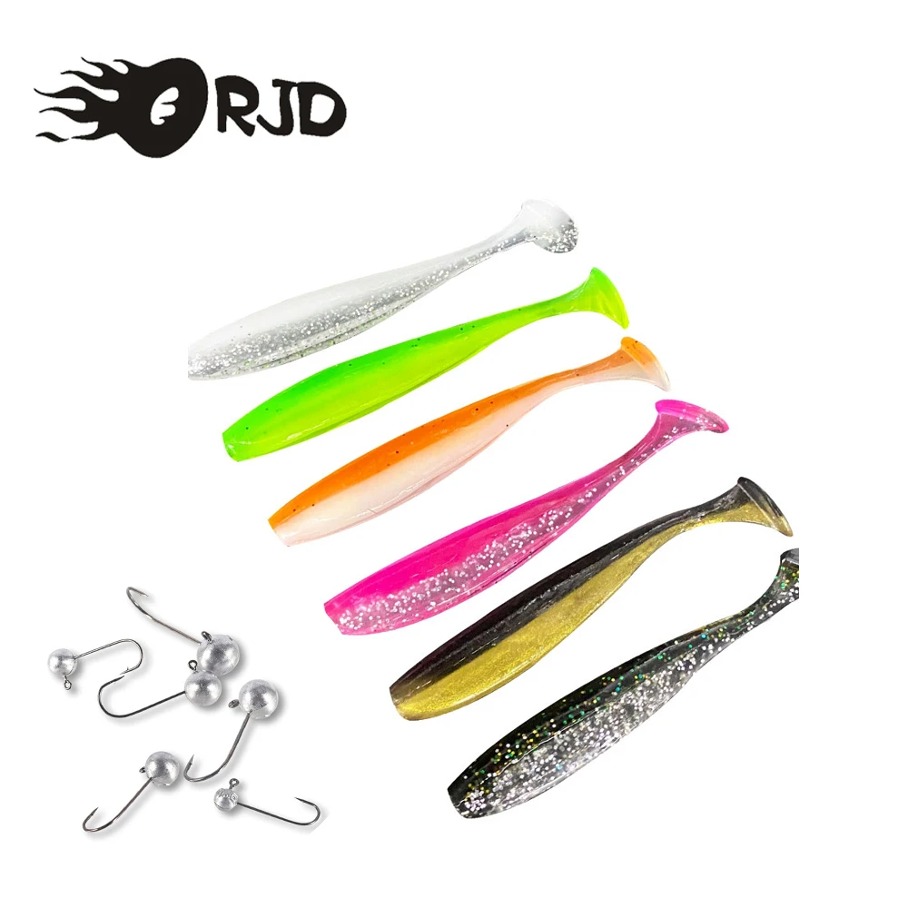 ORJD 5-20Pcs/lot Silicone Soft Fishing Lure 55mm-120mm Artificial Luminous Bait Accessories Goods Fishing Tackle Swimbait
ORJD 5-20Pcs/lot Silicone Soft Fishing Lure 55mm-120mm Artificial Luminous Bait Accessories Goods Fishing Tackle Swimbait