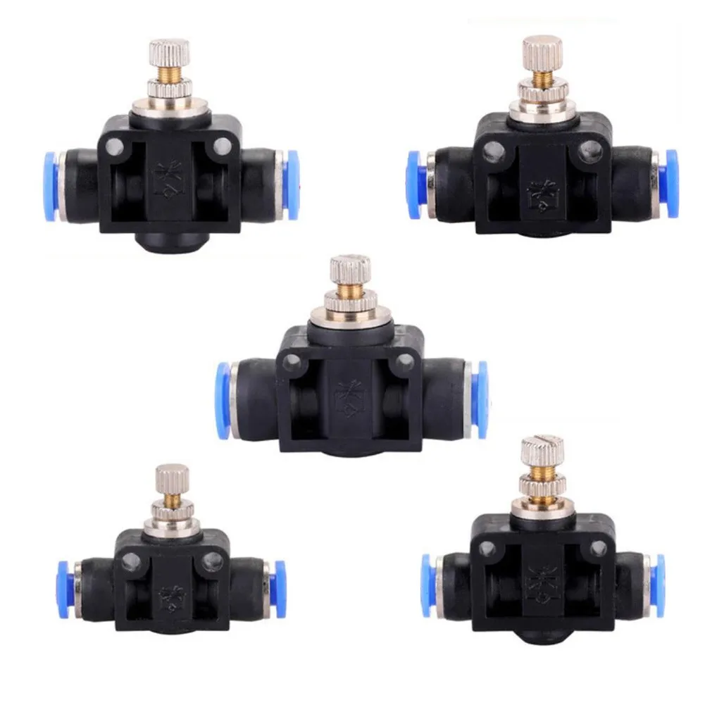 Air Flow Speed Control Valve Tube Water Hose Pneumatic Push In Fittings Throttle Valve SA 4-12mm Air Fitting Plumbing Throttle V
Air Flow Speed Control Valve Tube Water Hose Pneumatic Push In Fittings Throttle Valve SA 4-12mm Air Fitting Plumbing Throttle V