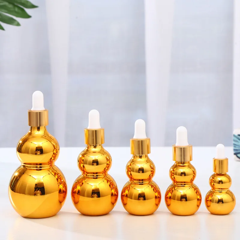 10ml-100ml Dropper Bottle Gold Glass Reagent Eye Dropper Lageniform Aromatherapy Liquid Pipette Essential Oil Refillable Bottle
10ml-100ml Dropper Bottle Gold Glass Reagent Eye Dropper Lageniform Aromatherapy Liquid Pipette Essential Oil Refillable Bottle