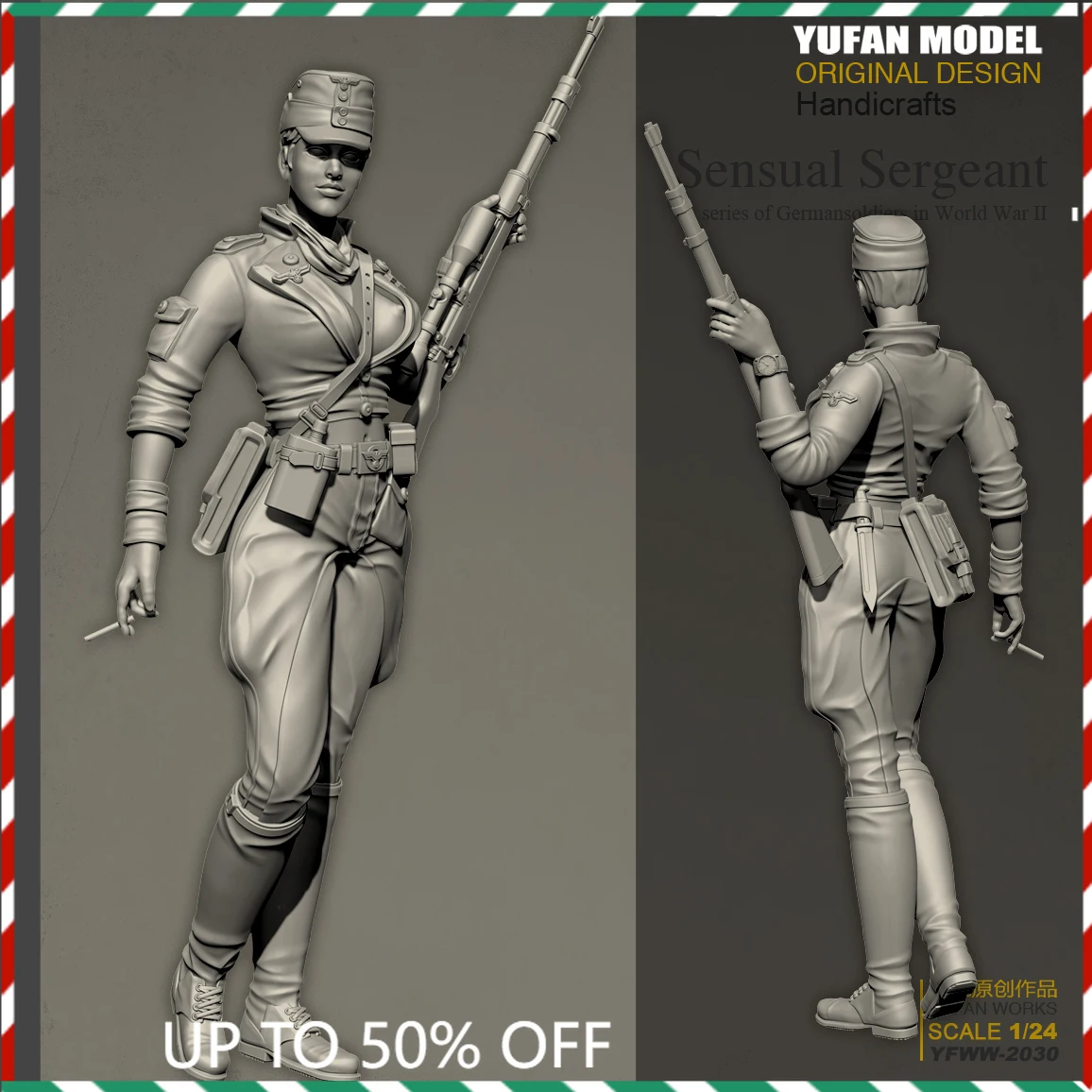 75mm Resin Figures Unpainted Model Kit 75mm Original Sexy Female Gunner Of World War II 2030
75mm Resin Figures Unpainted Model Kit 75mm Original Sexy Female Gunner Of World War II 2030