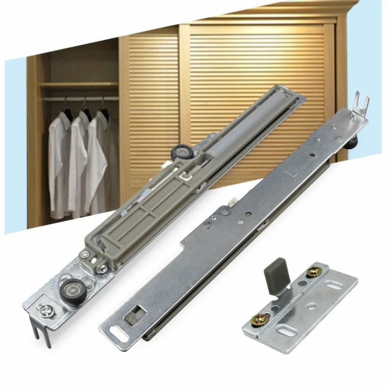 

2Pairs(2Left+2Right)/Lot best Sliding Pocket Door Light Damper Buffer For Wardrobe Closet Cabinet Cupboard door damping