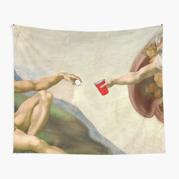 Sistine Of Beer Pong Tapestry Mat Decoration Bedroom Home Yoga Decor Room Wall Travel Living Towel Hanging Bedspread Beautiful
Sistine Of Beer Pong Tapestry Mat Decoration Bedroom Home Yoga Decor Room Wall Travel Living Towel Hanging Bedspread Beautiful