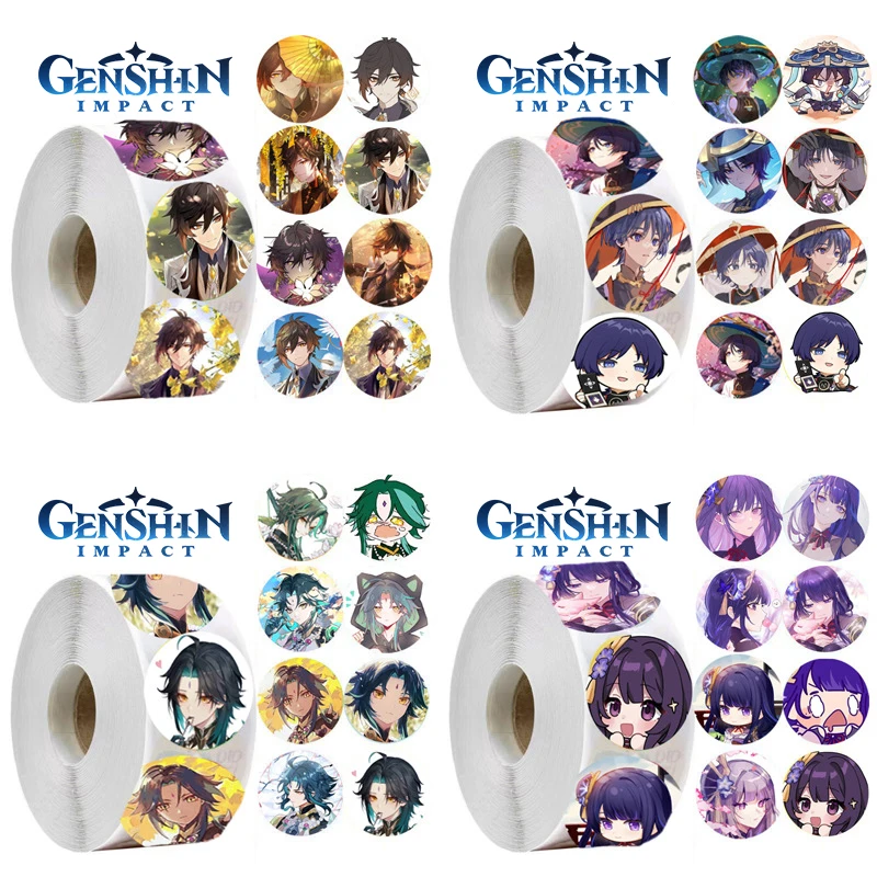 500 шт./рулон, ударная игра Genshin, водонепроницаемая наклейка Xiao Keqing Shotgun kaedeхара Kazuha, Kawaii стикер для канцелярских товаров
500 шт./рулон, ударная игра Genshin, водонепроницаемая наклейка Xiao Keqing Shotgun kaedeхара Kazuha, Kawaii стикер для канцелярских товаров