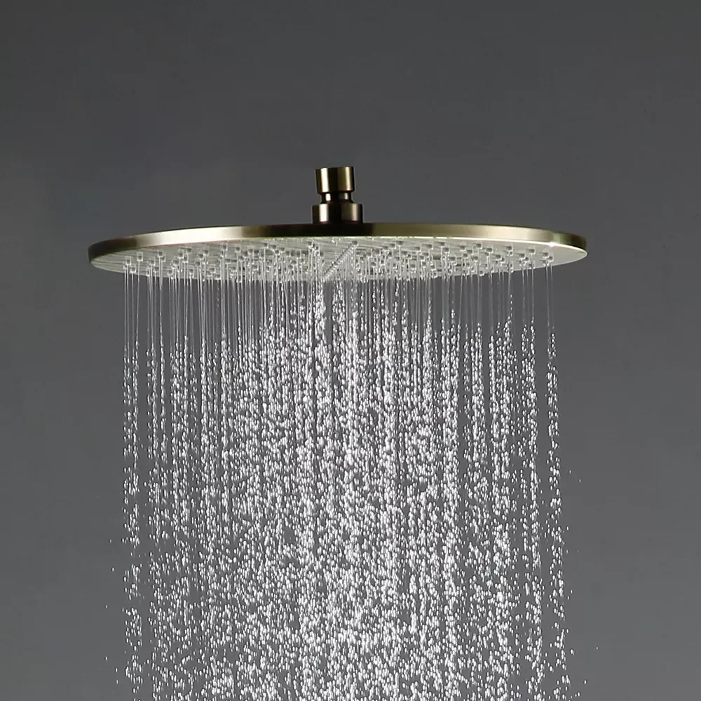 Wall Rian Shower Head Only Brass Balck Chrome Brushed Rose Gold Shower Bathroom Without Arm
Wall Rian Shower Head Only Brass Balck Chrome Brushed Rose Gold Shower Bathroom Without Arm