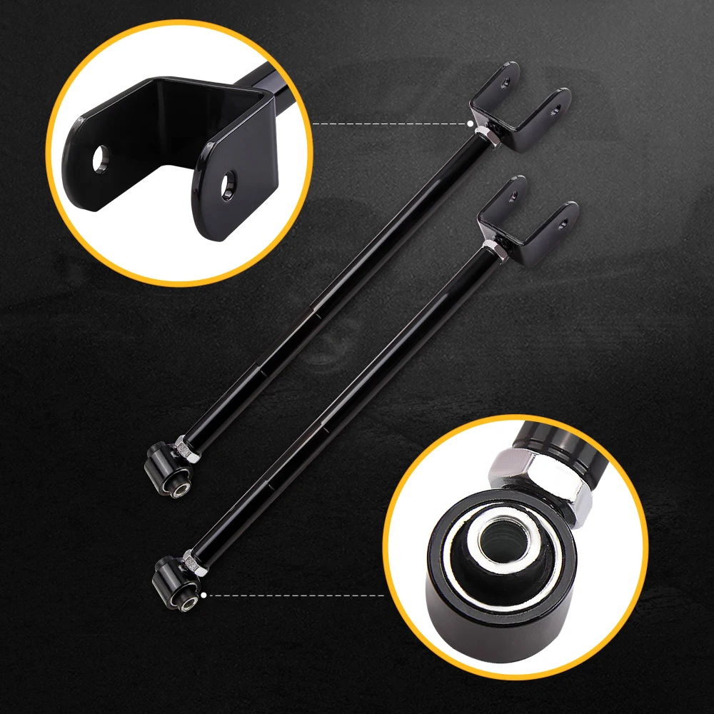 2x Rear Lower Camber Control Arms Kit for BMW E46 323ci 323cic 325i 325ci 325cic Adjustable Suspension Rear Lower Toe Rod/Bar
2x Rear Lower Camber Control Arms Kit for BMW E46 323ci 323cic 325i 325ci 325cic Adjustable Suspension Rear Lower Toe Rod/Bar
