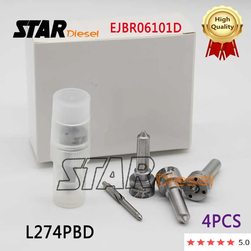 STAR Diesel 4PCS Fuel Injector Nozzle L274PBC L274PBD L274PRD Spray For Yuchaï EJBR06101D F5000-1112000 FB300-1112100-011
STAR Diesel 4PCS Fuel Injector Nozzle L274PBC L274PBD L274PRD Spray For Yuchaï EJBR06101D F5000-1112000 FB300-1112100-011