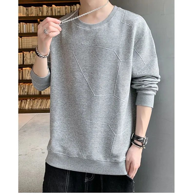 Fashion O-Neck Solid Color Spliced Korean T-Shirt Men's Clothing 2022 Autumn New Casual Pullovers All-match Tee Shirt
Fashion O-Neck Solid Color Spliced Korean T-Shirt Men's Clothing 2022 Autumn New Casual Pullovers All-match Tee Shirt