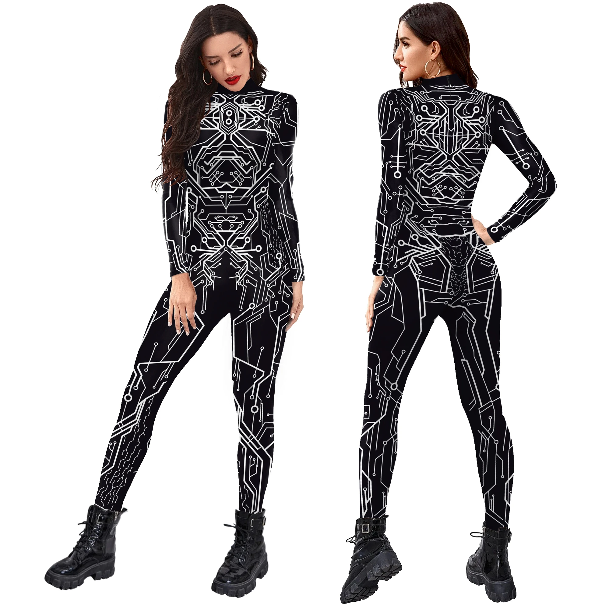 IOOTIANY Halloween Party Carnival Performance Whole Costume Cosplay Ghost Skeleton 3D Printed Zentai Bodysuit Spandex Catsuit
IOOTIANY Halloween Party Carnival Performance Whole Costume Cosplay Ghost Skeleton 3D Printed Zentai Bodysuit Spandex Catsuit
