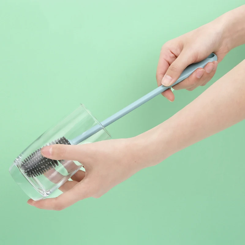 Kitchen Cleaning Tool Silicone Cup Brush Cup Scrubber Glass Cleaner Long Handle Drink Wineglass Bottle Glass Cup Cleaning Brush
Kitchen Cleaning Tool Silicone Cup Brush Cup Scrubber Glass Cleaner Long Handle Drink Wineglass Bottle Glass Cup Cleaning Brush