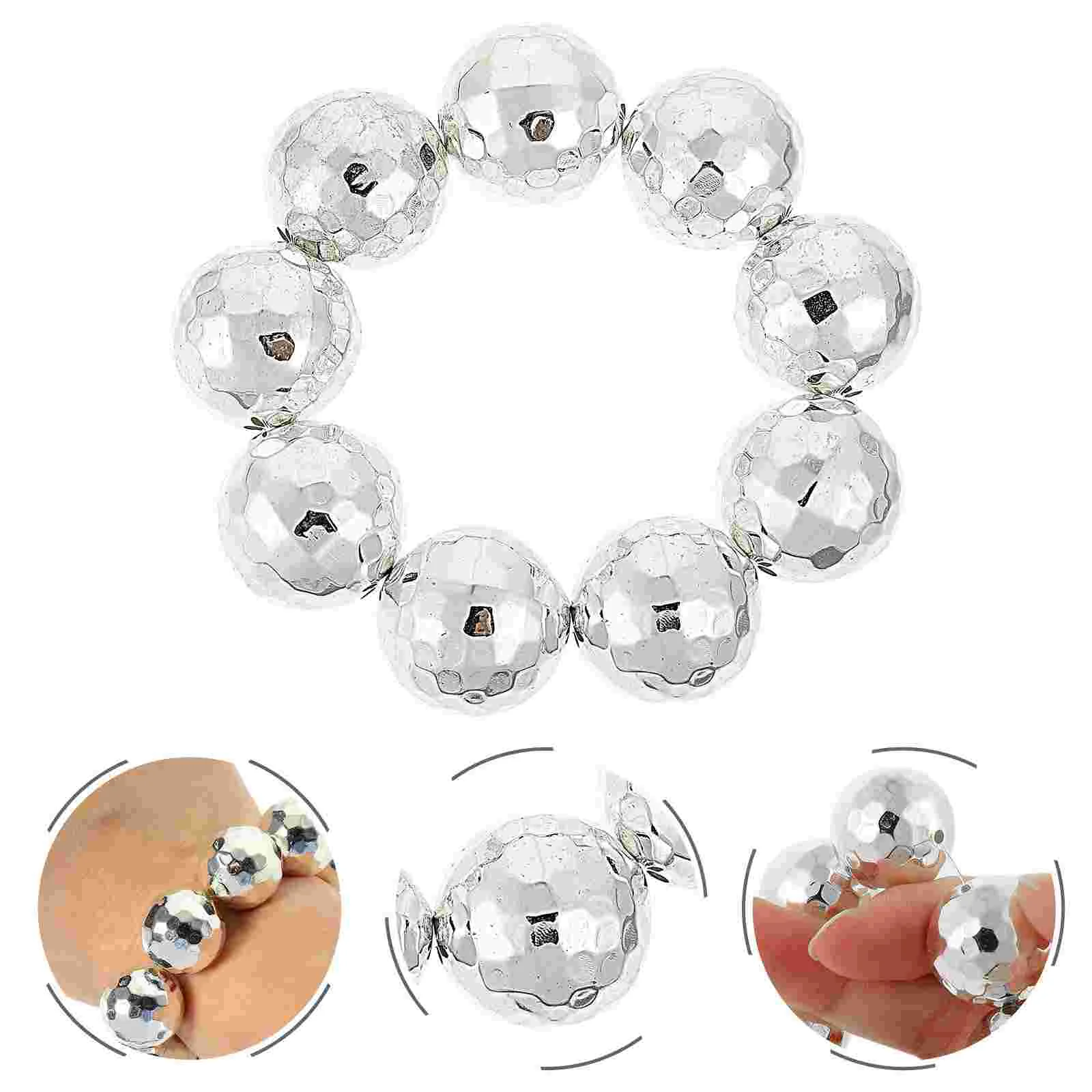 Bracelet Disco 70S Jewelry 1970S Mirror Party Bangle Bling Set Silver Mens Props Supplies Favor Wrist Accessories String Decor
Bracelet Disco 70S Jewelry 1970S Mirror Party Bangle Bling Set Silver Mens Props Supplies Favor Wrist Accessories String Decor