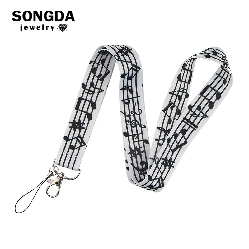 Musical Notes Lanyard Keychain Keys Badge ID Mobile Phone Rope Neck Straps Music Lover Teacher Student Musician Jewelry Gift New
Musical Notes Lanyard Keychain Keys Badge ID Mobile Phone Rope Neck Straps Music Lover Teacher Student Musician Jewelry Gift New