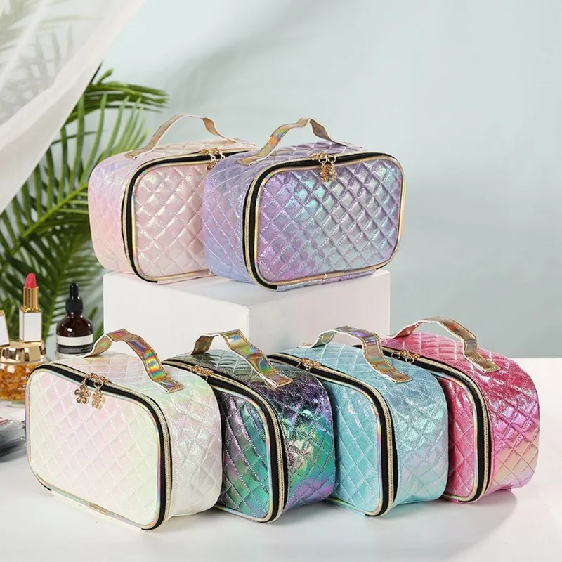Leather Portable Women Cosmetic Bag Multifunction Waterproof Travel Storage Organize Handbag Female Makeup Case
Leather Portable Women Cosmetic Bag Multifunction Waterproof Travel Storage Organize Handbag Female Makeup Case