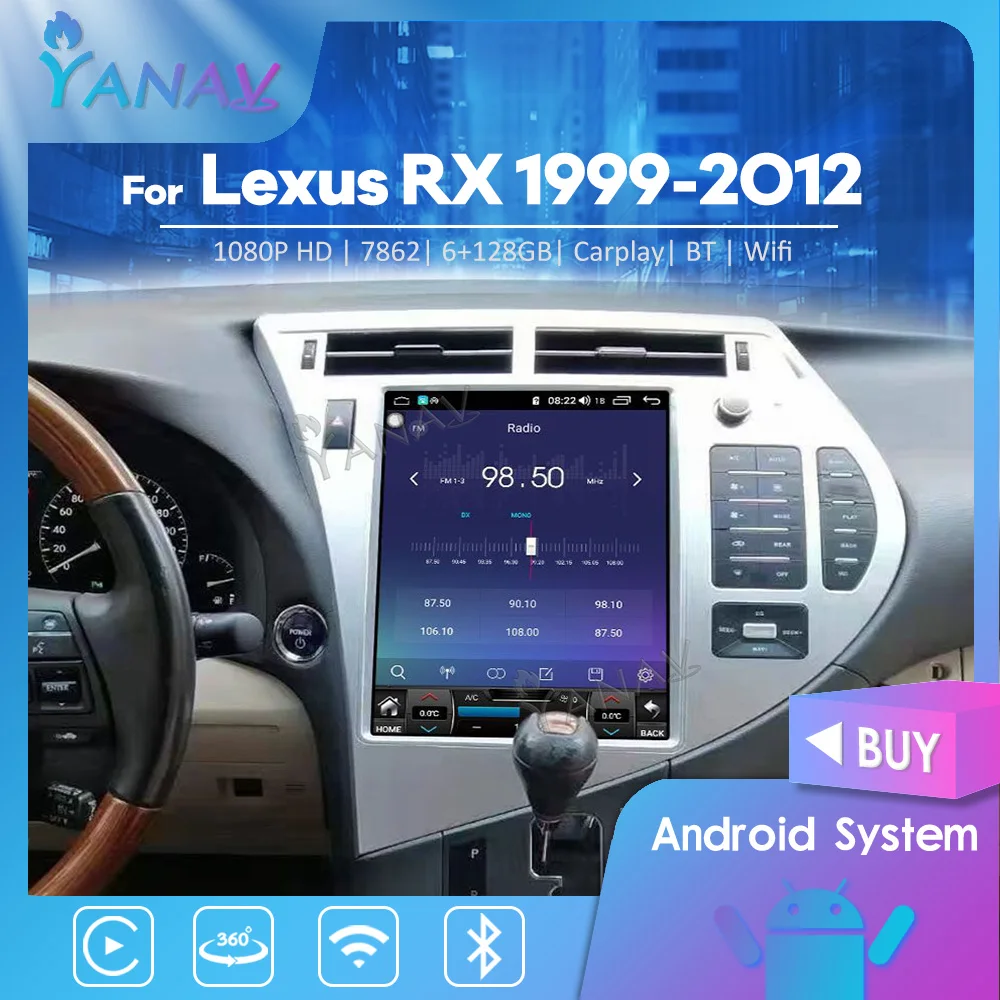Android Car Radio For Lexus RX RX300 RX330 RX350 RX400 RX450 1999-2012 GPS Navigation Multimedia Player Auto Carplay Stereo
Android Car Radio For Lexus RX RX300 RX330 RX350 RX400 RX450 1999-2012 GPS Navigation Multimedia Player Auto Carplay Stereo