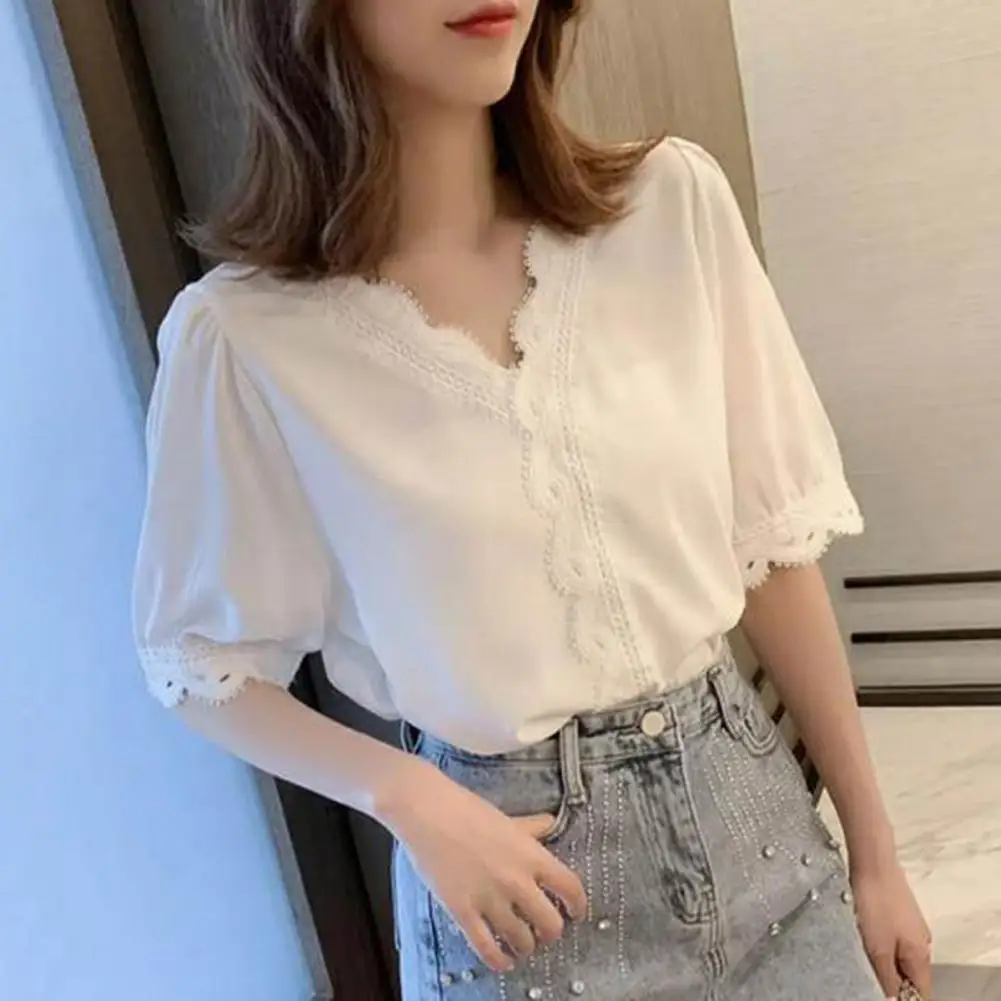 Sweat Absorbing Classic Sweet Lace Trim Tee Blouse Skin-touch Tee Top Loose Streetwear
Sweat Absorbing Classic Sweet Lace Trim Tee Blouse Skin-touch Tee Top Loose Streetwear
