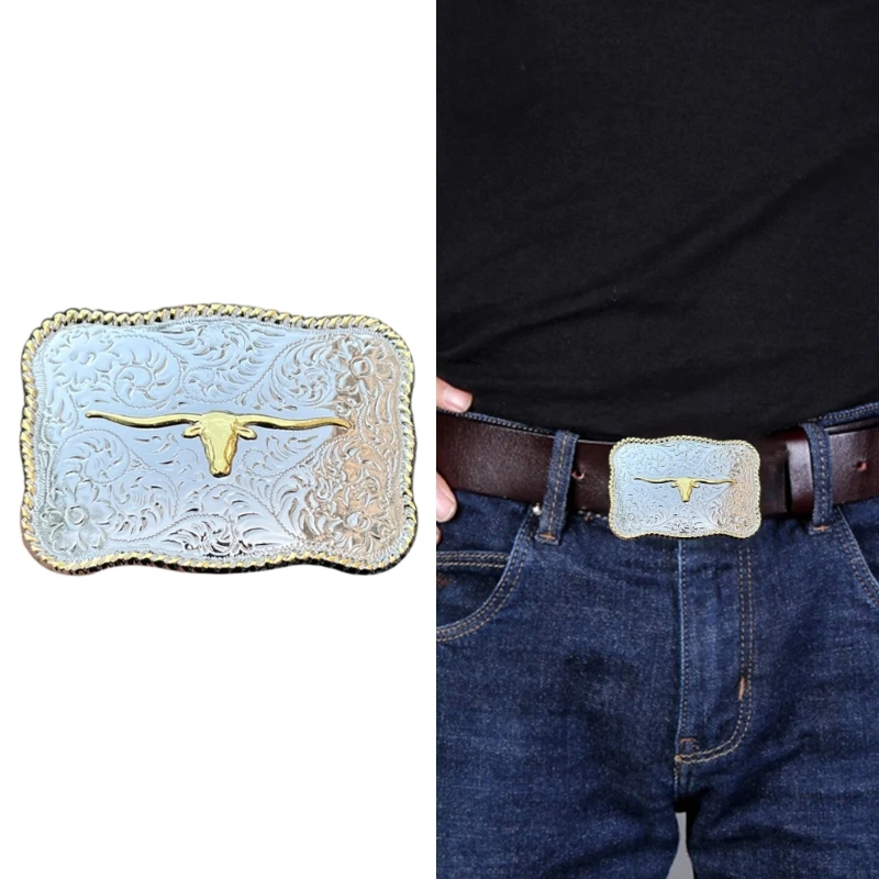652F Carved Floral Vine Pattern Bull Head Shape Buckle Belt DIY Components Western Rock Style Metal Belt Buckle for Adult
652F Carved Floral Vine Pattern Bull Head Shape Buckle Belt DIY Components Western Rock Style Metal Belt Buckle for Adult