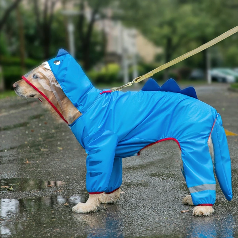 Pet Waterproof Rainwear Clothes Four Seasons Outdoor All-inclusive Reflective Dog Raincoat Schnauzer Golden Retriever Costumes
Pet Waterproof Rainwear Clothes Four Seasons Outdoor All-inclusive Reflective Dog Raincoat Schnauzer Golden Retriever Costumes