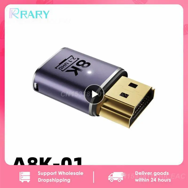1PCS 2.1 Cable Adapter Male to Female Cable Converter for HDTV PS5 Laptop 4K Extender Female to Female
1PCS 2.1 Cable Adapter Male to Female Cable Converter for HDTV PS5 Laptop 4K Extender Female to Female